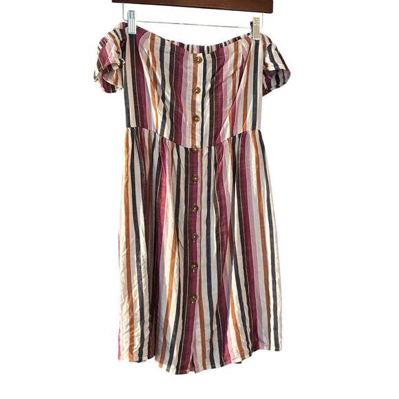 Aeropostale Prarie Dress Fairy Cottage Coquette Rayon Size M Feminine Festival - Picture 2 of 12